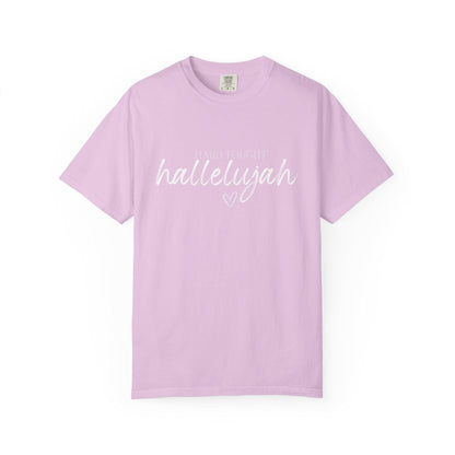 Hard Fought Hallelujah Comfort Colors® Christian T-Shirt